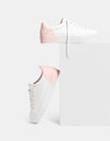 Lace-up trainers with heel detail